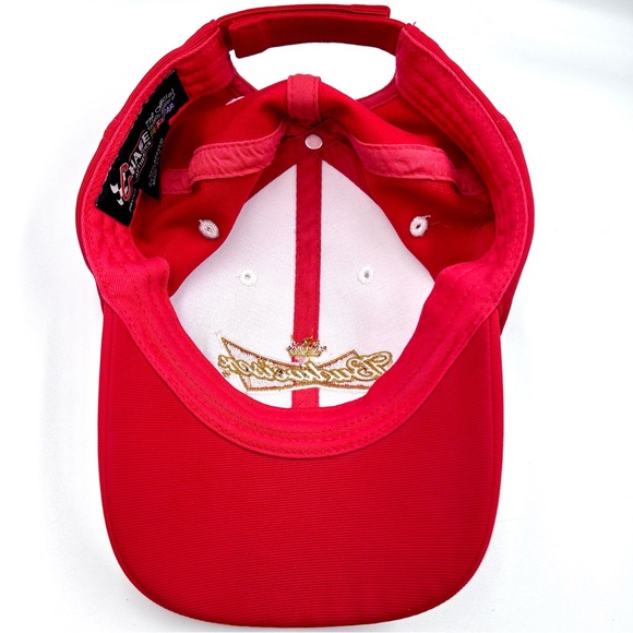 Budweiser Racing Kevin Harvick #4 Strapback Hat Chase Authentics Cap NASCAR Red - Picture 6 of 8